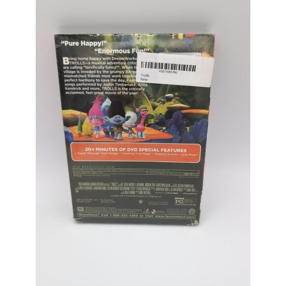 Trolls (DVD, 2017) - Picture 2 of 2